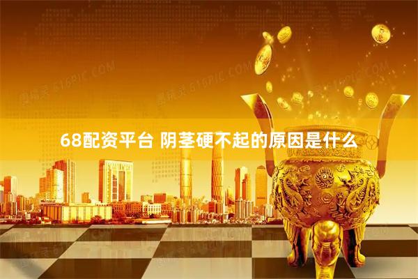 68配资平台 阴茎硬不起的原因是什么