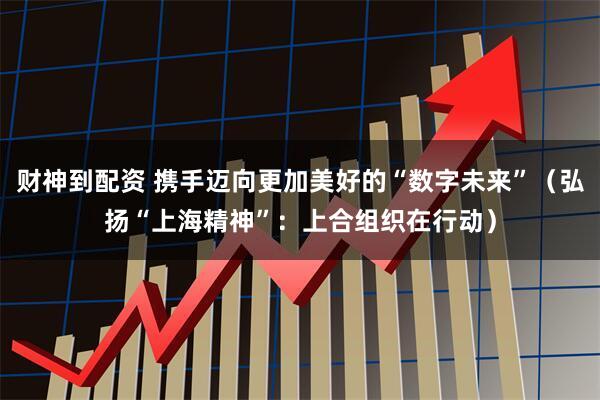 财神到配资 携手迈向更加美好的“数字未来”（弘扬“上海精神”：上合组织在行动）